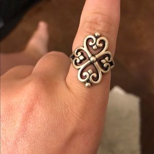 james avery adorned hearts ring - size 6